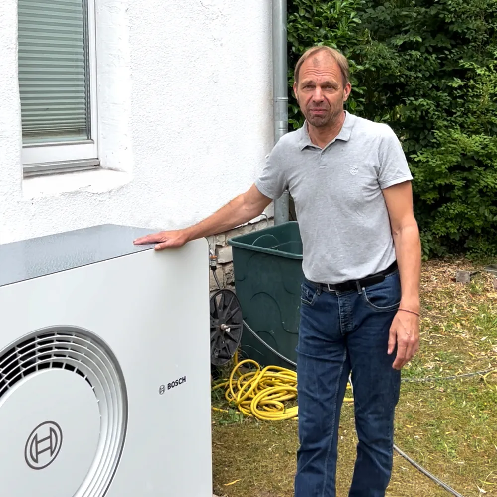 Familie Bartholomäus, Pellets → Wärmepumpe