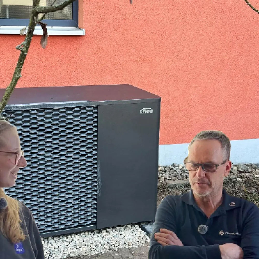 Familie Feike, Pellets → Wärmepumpe